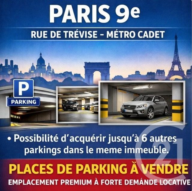Parking à vendre PARIS